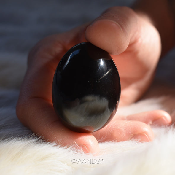 <transcy>Black Obsidian Yoni Egg</transcy>